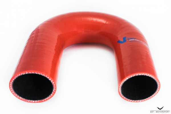16mm 180 ° silicone elbow red